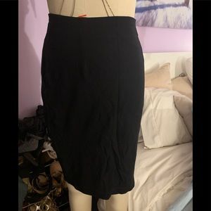 Eileen Fisher black knit skirt